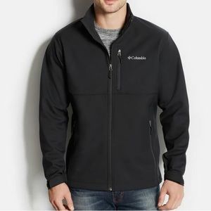 Columbia Men's Ascender Black Softshell Jacket Sz XL